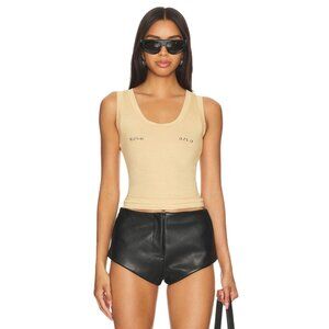 LADO BOKUCHAVA x REVOLVE Pierced Tank Top in Camel Medium New Womens